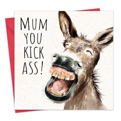SH039 - Funny Mother's Day Card - Donkey