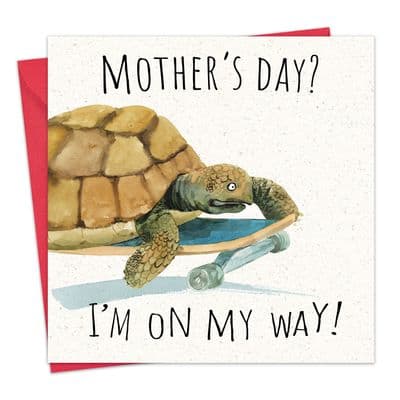 SH041 - Funny Mother's Day Card - Tortoise