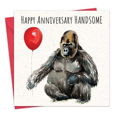SH071 - Funny Anniversary Card - Gorilla
