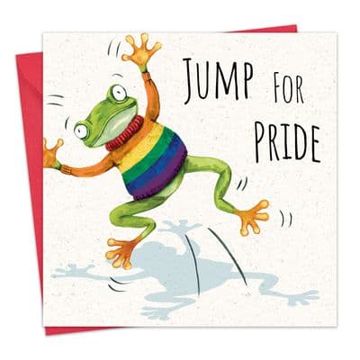 SH077 - Funny Pride Card - Frog
