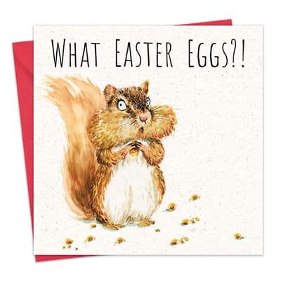 SH081 - Funny Easter Card - Chipmunk