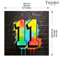 Age 11 Birthday Card. Boys Birthday Card. 11th Birthday Card. 11 Year Old Birthday Card Boys. Childrens Birthday Cards. Cute Cards. Age Cards. Happy Birthday Cards. Twizler.