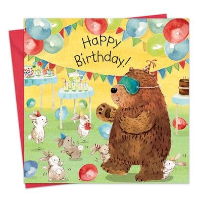 TOT10 - Blind Man's Buff Children's Birthday Card