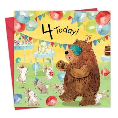 TOT4 - Age 4 Birthday Card