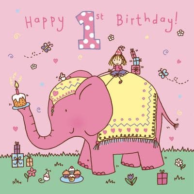 TW070 - Age 1 Birthday Card