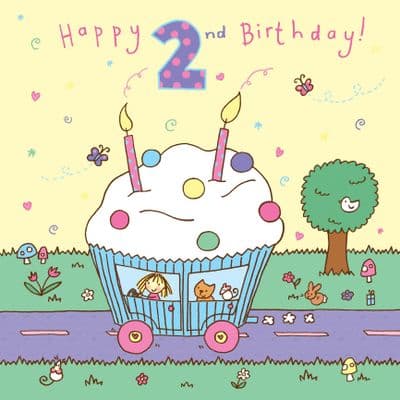TW071 - Age 2 Birthday Card