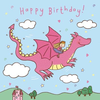 TW078 - Flying Dragon Happy Birthday