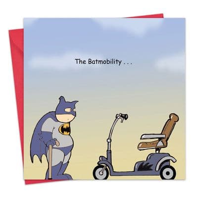 TW338 - Batmobility Funny Card