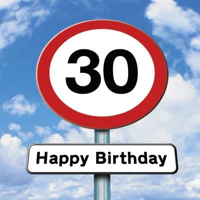 TW479 - Age 30 Birthday Card