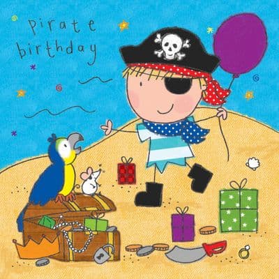 TW493 - Pirate Birthday Card