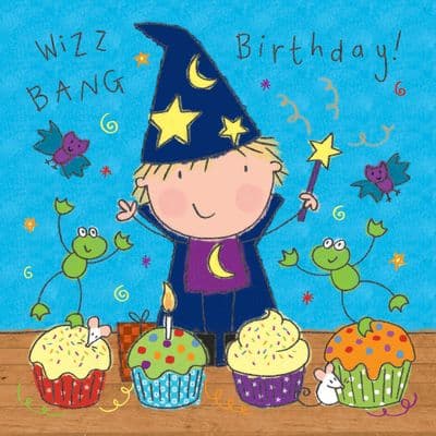 TW494 - Wizard Birthday Card For Boy