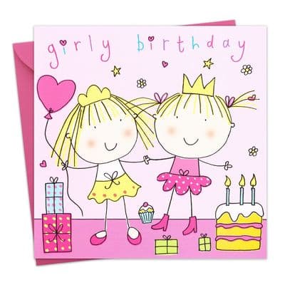 TW617 - Girly Birthday Card