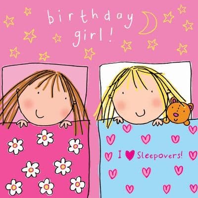 TW620 - Sleepover Happy Birthday Card