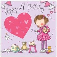 Childrens Birthday Cards. Cute Cards. Age Cards. Happy Birthday Cards. Girls Cards. Twizler.