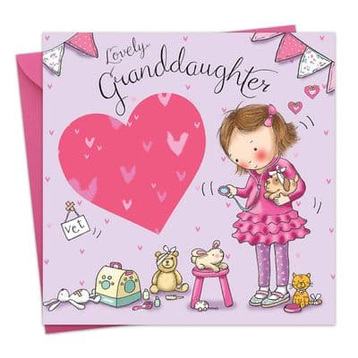 TW642 - Granddaughter Birthday Card Vet