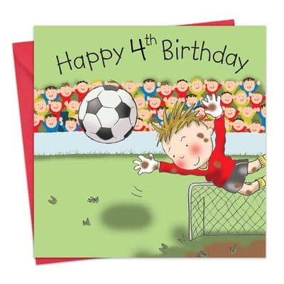 TW646 - Age 4 Birthday Card Boys