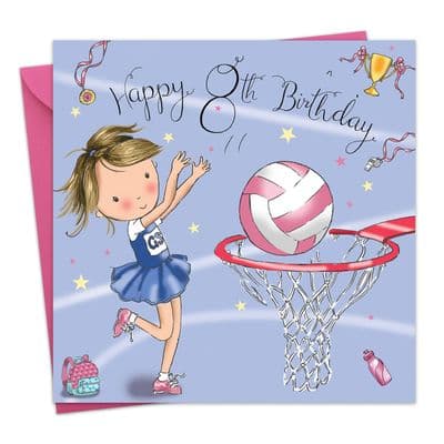 TW678 - Age 8 Birthday Card Girls