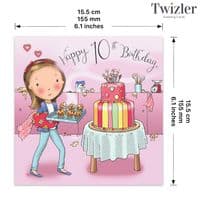 Childrens Birthday Cards. Cute Cards. Age Cards. Happy Birthday Cards. Boys Cards. Twizler.