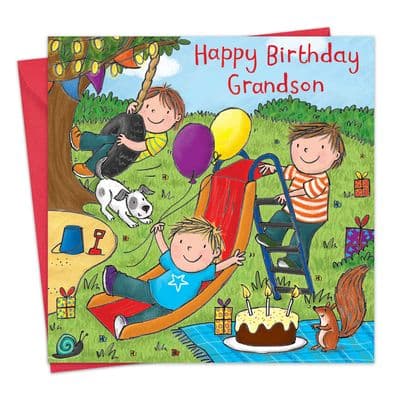 TW728 - Grandson Birthday Card Playground