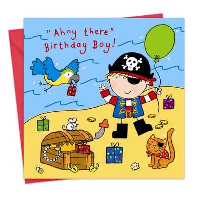TW746 - Ahoy There Birthday Boy Card