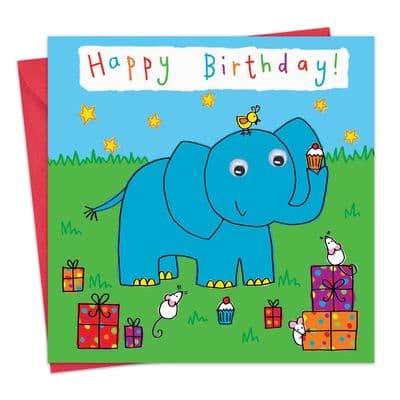 TW774 - Children's Birthday Card - Elephant