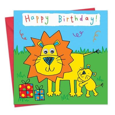 TW776 - Children's Birthday Card - Lion