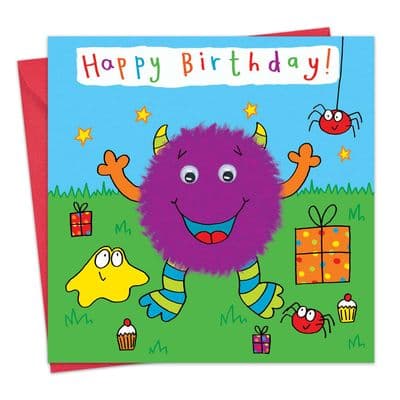 TW779 - Children's Birthday Card - Monster