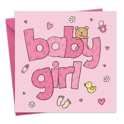 TW848 - Baby Girl Card