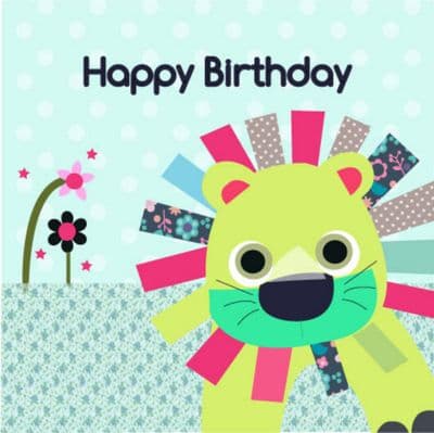TW896 - Happy Birthday Card - Lion