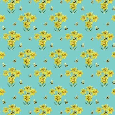 TWR18 - Daffodil Wrapping Paper - 25 Flat Sheets