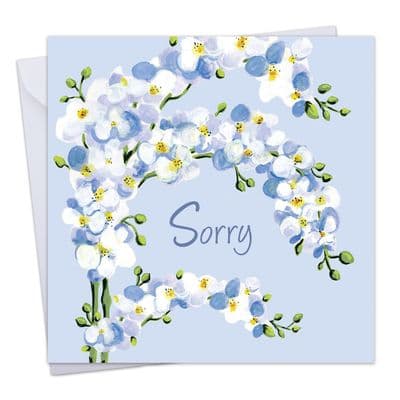 WB64 - Sorry Card - Orchid