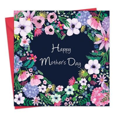 WB73 - Mother's Day Card - Mixed Floral