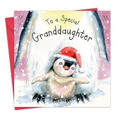 WF23 - Merry Christmas Card for Granddaughter