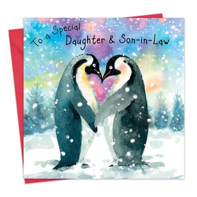 WF36 - Merry Christmas Card for Daughter & Son In Law