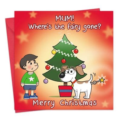 XMAS43 - Fairy Disappearance Christmas Card