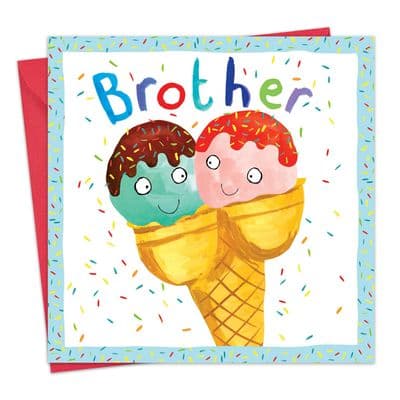 YUM29 - Brother Birthday Card