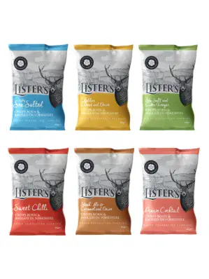 Listers Mixed Box Crisps 25 x 40