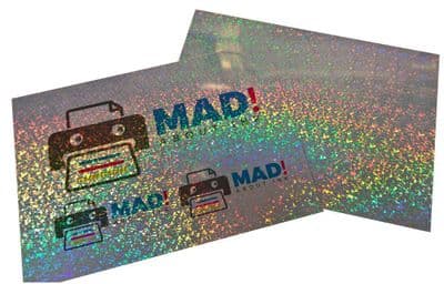 A4 Hologram Sparkle Adhesive Inkjet Film 5 Sheets