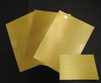 Brushed Gold Finish Inkjet Printable Metallic Film 10 x A4 Sheets