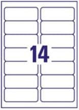 Inkjet & Laser A4 Labels 14 Per sheet 38.1mm x 99.1mm 1000 Shts