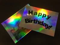 Inkjet Printable Pearlescent Holographic Film 100 Micron A4 5 Sheets