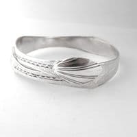 Beautiful Handmade Sterling Silver Sugar Tong Bracelet circa 1800