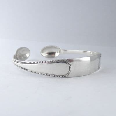 Gorgeous Handmade Solid Sterling Silver Sugar Tong Bangle dated 1908