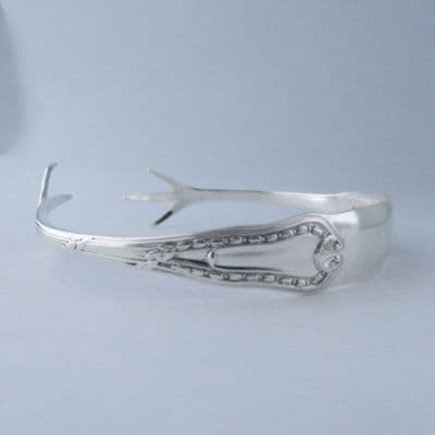 Hallmark Sterling Silver Bird Claw Bangle Sugar Tong Handmade Bracelet dated 1912