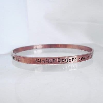 Lovely Handmade Copper Personalise Inspirational 