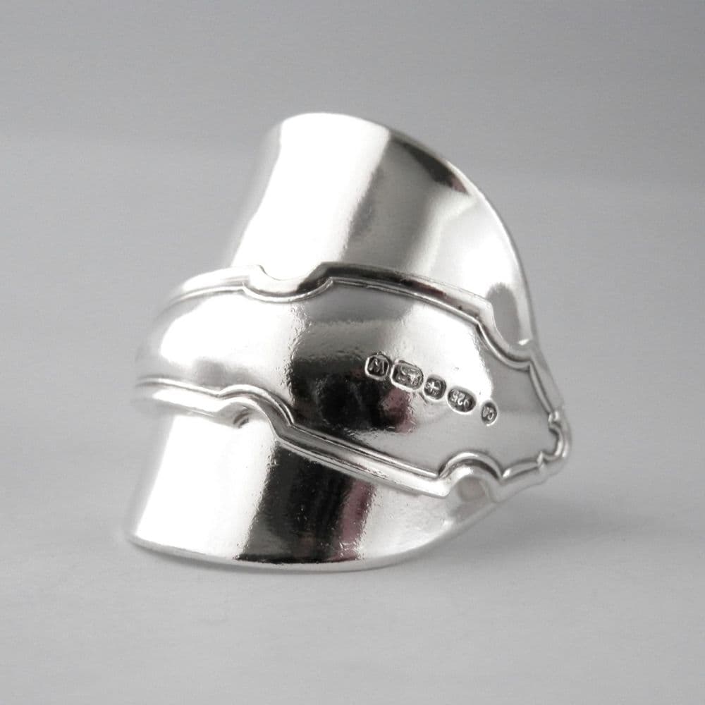 Silver Spoon Ring dated 2022 Handmade Antique Solid Sterling 925 Gothic ...