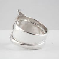 Sterling Silver 925 Bird Claw Sugar Tong Spoon Ring dated 1938 Unique Design