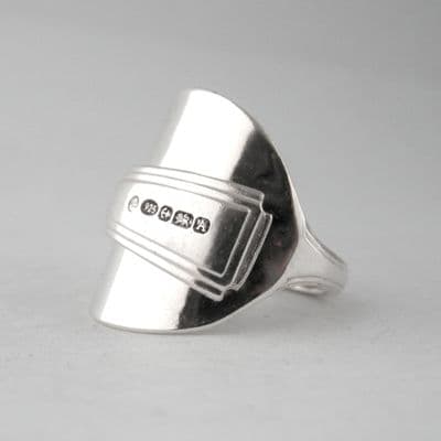 Sterling Silver Spoon Ring Handmade Antique 925 Hallmark 2025