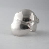 Stunning Gift Handmade Antique Sterling Silver Sugar Tong Spoon Ring dated 1908