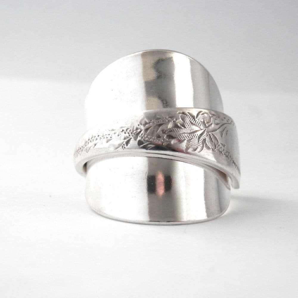 Stunning Sterling Silver Spoon Ring 2025 Handmade Antique 925 Bright ...